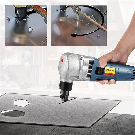 sheet metal nibbler cutter|cordless nibblers for cutting metal.